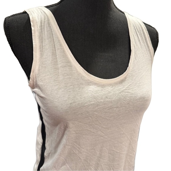 3x25* J. Crew Embellished Beaded Silk Hem Tank Top Off White (flaws) - Picture 4 of 16